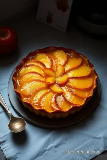 Tarte Tatin aux Pommes Caramélisées presentation