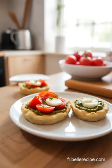Tartelette de Tomates Cerises et Pesto steps