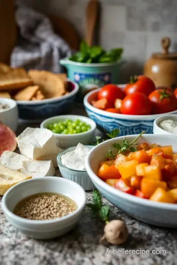 Tartines de Rusticité aux Tomates et Feta ingredients