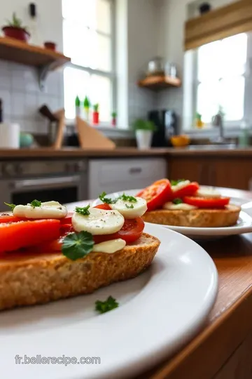 Tartines de Rusticité aux Tomates et Feta steps