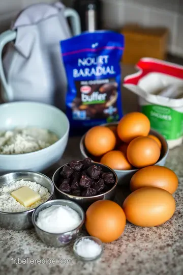 Un Délice Fondant au Chocolat ingredients