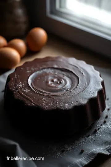 Un Délice Fondant au Chocolat presentation