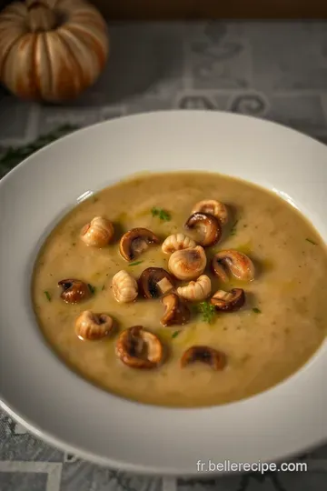 Velouté de Champignons au Thermomix : Crémeux et Réconfortant presentation