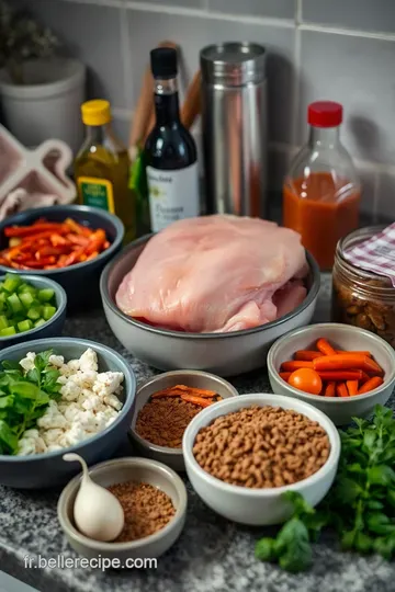 Wrap Poulet Savoureux aux Épices Méditerranéennes ingredients
