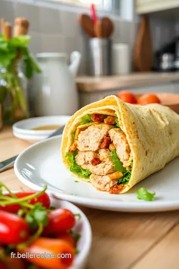 Wrap Poulet Savoureux aux Épices Méditerranéennes steps