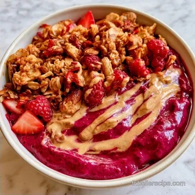 Acai Bowl Fruits Rouges en 10 Minutes
