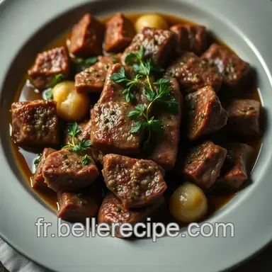 Araign&eacute;e de B&oelig;uf Saut&eacute; avec Sauce aux Herbes: Un D&icirc;ner Inoubliable Fiche recette