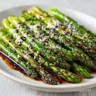 Asperges R&ocirc;ties Parmesan en 17 Minutes Fiche recette