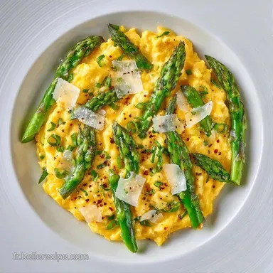 Asperges et Brouillade Parmesan: 25 Min Fiche recette