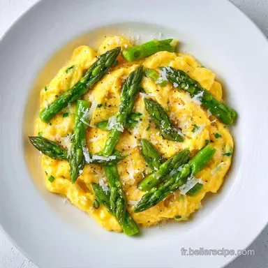 Asperges et Brouillade Parmesan: 25 Min