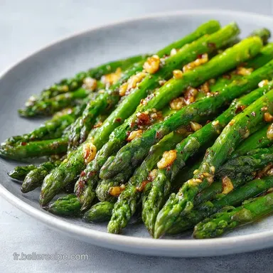 Asperges Vertes Po&ecirc;l&eacute;es en 15 Minutes Fiche recette