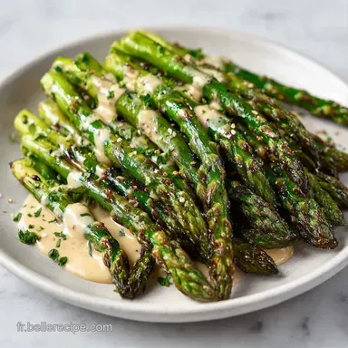 Asperges Vertes Sauce Tahine en 25 Min Fiche recette