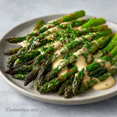 Asperges Vertes Sauce Tahine en 25 Min