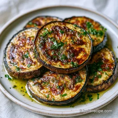 Aubergine Au Four for 6 Servings Fiche recette