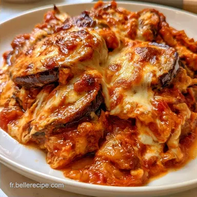 Aubergines &agrave; la Parmigiana pour 4 Personnes