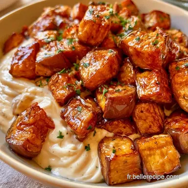 Aubergines Au Fromage Blanc &agrave; l'Ail Fiche recette