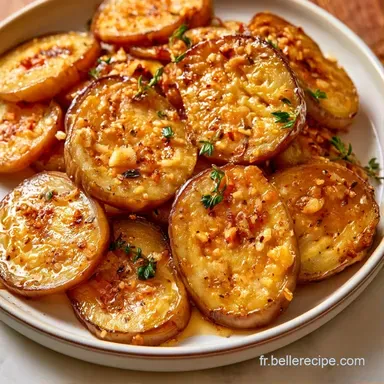 Aubergines Blanches Marin&eacute;es pour 4 Fiche recette