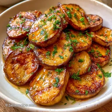 Aubergines Grill&eacute;es Au Persil pour 4 Fiche recette