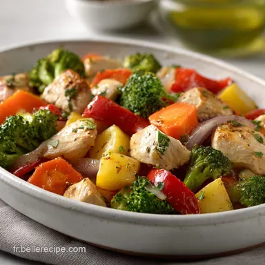 Batch Cooking Poulet & L&eacute;gumes en 50 Minutes