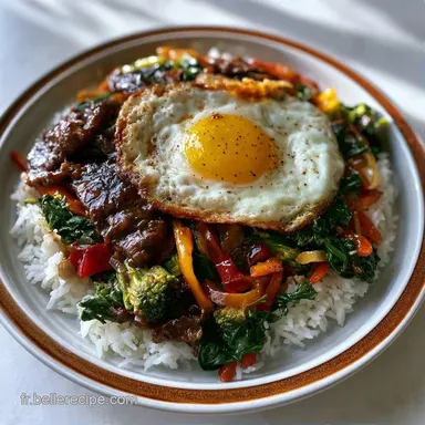 Bibimbap Au Boeuf Pour 2 Personnes Fiche recette