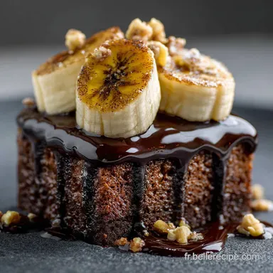 Le Biscuit au chocolat et banane super moelleux Secret du Chef Fiche recette