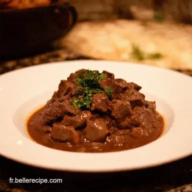 Boeuf Bourguignon Ma Recette de Plat Mijot&eacute; Inratable Fiche recette