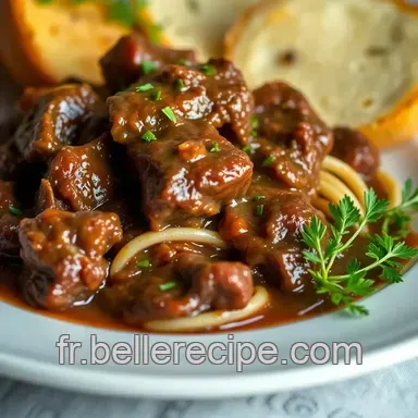 Boeuf Bourguignon: Un Repas d'Anniversaire Inoubliable pour 10! Fiche recette