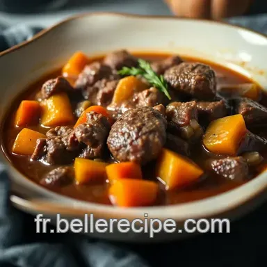 Boeuf Bourguignon : le Plat d'Hiver R&eacute;confortant et Savoureux Fiche recette