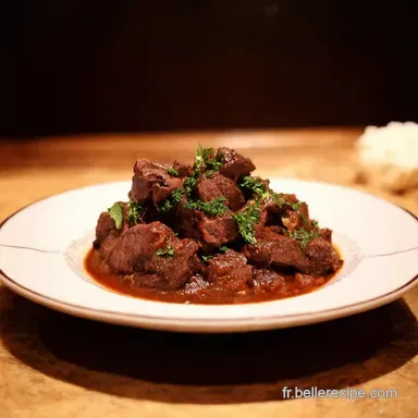 Recette de Plat Familiale Boeuf Bourguignon Facile Fiche recette
