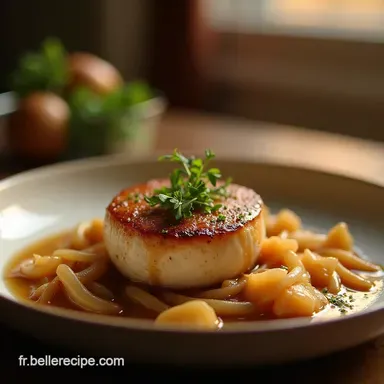 B&oelig;uf Saut&eacute; aux Oignons Caram&eacute;lis&eacute;s Recette Facile et Fondante Fiche recette