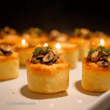 Ap&eacute;ro Chic Bouch&eacute;es Croustillantes aux Champignons un D&eacute;lice Fiche recette