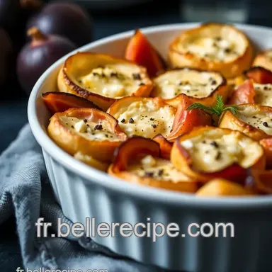 Entr&eacute;e Facile & Chic: Bouch&eacute;es &Eacute;clatantes au Ch&egrave;vre, Figue & Jambon! Fiche recette