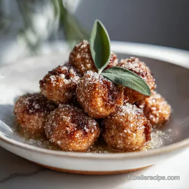 Boulettes Viande Caram&eacute;lis&eacute;es Grand-M&egrave;re pour 4 Servings Fiche recette