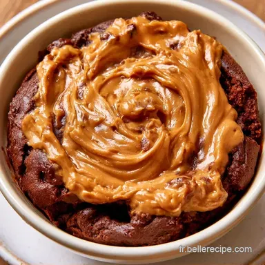 Bowlcake Chocolat Cacahu&egrave;te en 7 Minutes Fiche recette