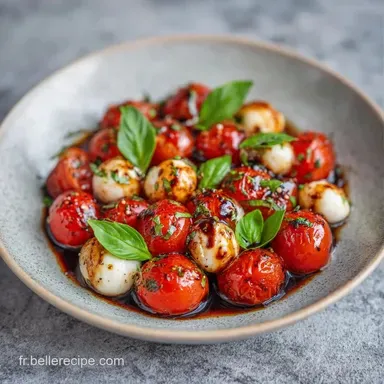 Brochette Tomate Mozzarella en 15 Minutes Fiche recette