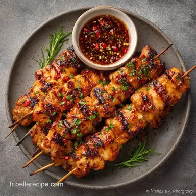 Brochettes De Poulet Yakitori: 35 Min Fiche recette