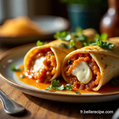 Burritos au B&oelig;uf et Fromage Ma Recette Super Facile Fiche recette