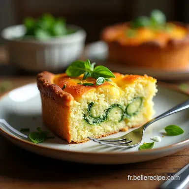 Cake Courgettes Ch&egrave;vre Frais Mon Secret pour un Ap&eacute;ro Chic Fiche recette