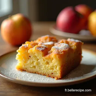 Cake aux pommes facile Ma recette moelleuse et parfum&eacute;e Fiche recette