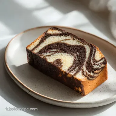 Cake Marbr&eacute; Au Chocolat Ultra Moelleux pour 8 Personnes : Tendre