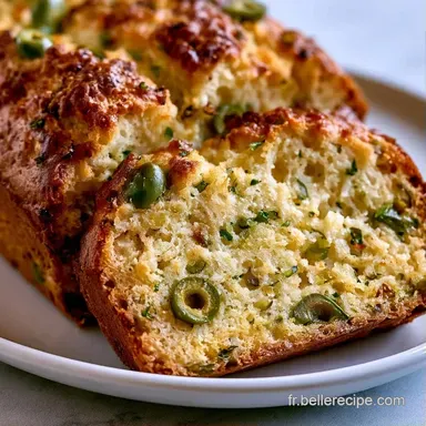 Cake Sal&eacute; Olive D&icirc;natoire: 8 Portions Fiche recette