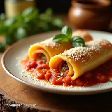 Recette Authentique de Cannelloni &agrave; la Sicilienne Fait Maison Fiche recette