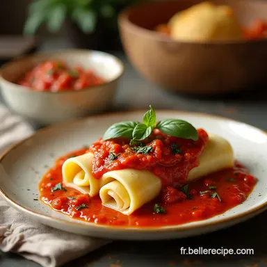 Recette Facile de Cannelloni la Sicile Un D&eacute;lice Fiche recette