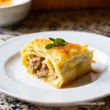 Cannellonis la Viande vasion Savoureuse Un D&eacute;lice Gratin&eacute; Fiche recette