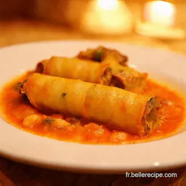 Cannellonis Rconfortants &agrave; la Viande Recette Facile et Gourmande Fiche recette