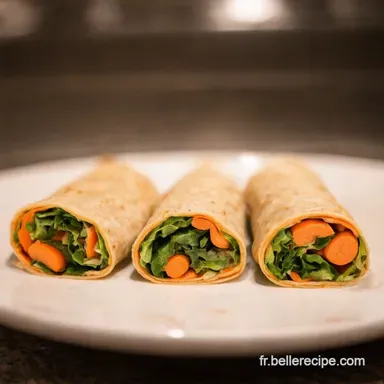 Wraps sans tortilla Wraps carottes Ma Recette Fa&ccedil;on Tuileries Fiche recette