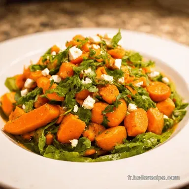 Recette avec Carottes Salade Harissa Feta Menthe Fiche recette