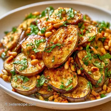 Carpaccio D'Aubergine Blanche pour 4 Fiche recette