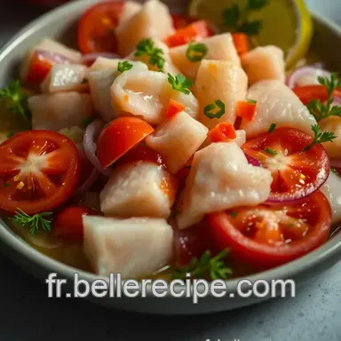 Ceviche Fra&icirc;cheur de la Mer : Recette Facile et Savoureuse Fiche recette