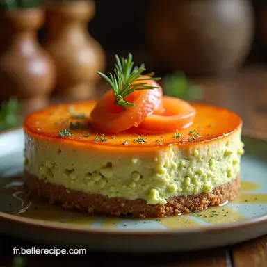 Recette Cheesecake Sal&eacute; Avocat et Saumon Fum&eacute; Parfait Fiche recette